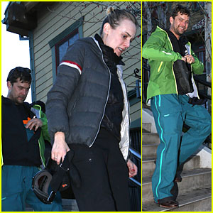 Diane Kruger & Joshua Jackson: Skiing Pair in Park City!