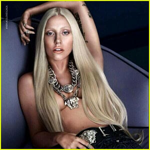 Lady Gaga: Topless Versace Ad - See the New Campaign Pic!