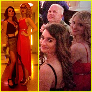 Lea Michele & Dianna Agron: Disco Divas for 'Glee' 100th!