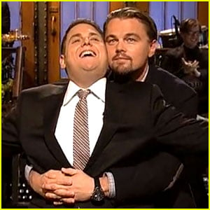 Leonardo DiCaprio & Jonah Hill Recreate 'Titanic' Scene on 'SNL' (Opening Monologue Video)
