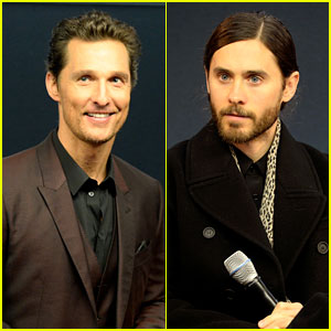 Matthew McConaughey & Jared Leto Are the Sexiest Geniuses at the Apple Store!