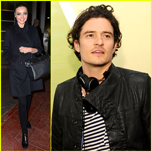 Orlando Bloom & Miranda Kerr Step Out Separately After His New & Reportedly False Romance Rumors