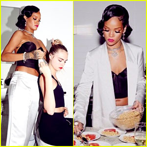 Rihanna Shares New Year's Eve 2014 Dinner Party Photos!