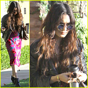 Vanessa Hudgens Hangs Out at Ashley Tisdale's Home