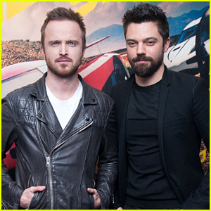 Aaron Paul & Dominic Cooper Promote 'Need for Speed' at Special Fan Screening!