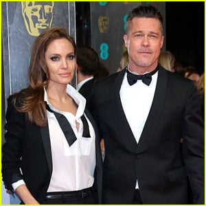Brad Pitt & Angelina Jolie - BAFTAs 2014 Red Carpet
