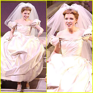 Carly Rae Jepsen Dons Wedding Dress for 'Cinderella' Curtain Call!