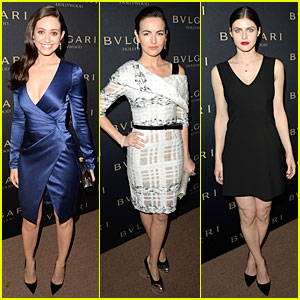 Emmy Rossum & Camilla Belle: Gorgeous Babes at Decades of Glamour Event!