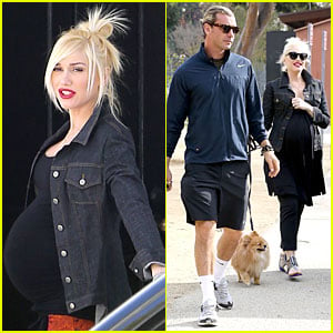 Gwen Stefani Looks About Ready to Pop in Brentwood!