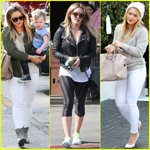 Hilary Duff: Beverly Hills Shopper with Son Luca!