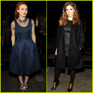 Holland Roden & Anna Kendrick Get Front Row View at Philosophy By Natalie Ratabesi Show