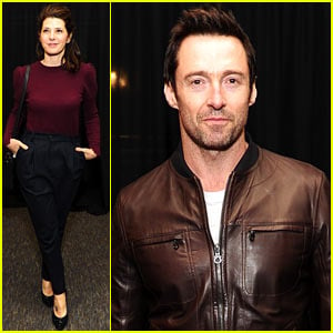 Hugh Jackman Supports Brooklyn's BAM Theater with Marisa Tomei!