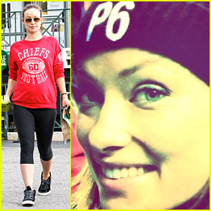 Olivia Wilde Rocks P6 Hat to Protest Russia's Anti-Gay Law!
