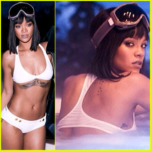 Rihanna Flaunts Bikini Body for Snowy Birthday Vacation!
