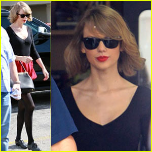 Taylor Swift Wears Her Signature Color to Dance Class!