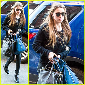 Amber Heard Is Feeling Blue Without Johnny Depp in NYC!