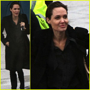 Angelina Jolie Arrives in Sarajevo to Meet Victims of Bosnian War