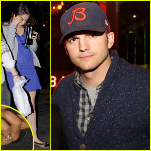 Mila Kunis Flashes Huge Engagement Ring at Dinner, Ashton Kutcher Parties at SXSW