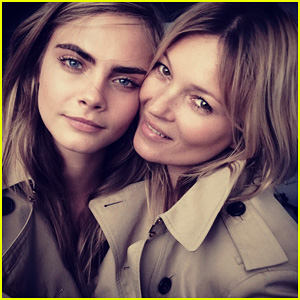 Cara Delevingne & Kate Moss Team Up for New Burberry Fragrance Campaign!