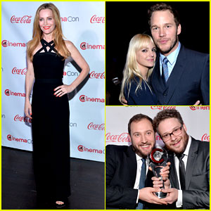 Chris Pratt, Seth Rogen, & Leslie Mann: Comedy Takes Over at CinemaCon Awards!