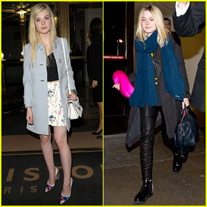 Dakota & Elle Fanning Are Chic Sisters on Separate Continents