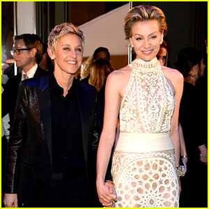 Ellen DeGeneres & Portia De Rossi: Oscars Governors Ball 2014