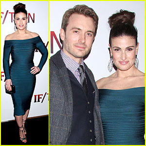 Idina Menzel Leaves Adele Dazeem Behind at 'If/Then' Opening Party!