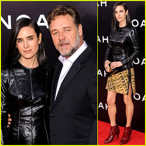 Jennifer Connelly & Russell Crowe Rule the Red Carpet at 'Noah' NYC Premiere!