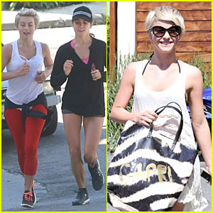 Julianne Hough & Nikki Reed Get Ready to Run After Major Earthquake!