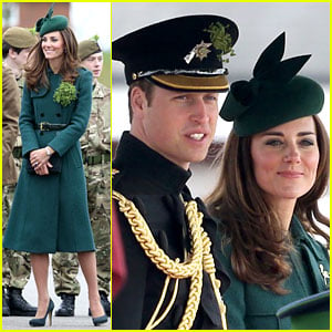 Kate Middleton Goes Green for St. Patrick's Day Parade with Prince William!