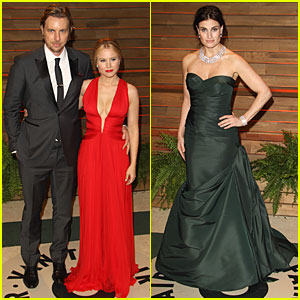 Kristen Bell & Idina Menzel Bring 'Frozen' Joy to Vanity Fair Oscars Party!