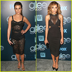 Lea Michele & Naya Rivera Show Off Their Assets at 'Glee' 100th Episode Celebration!