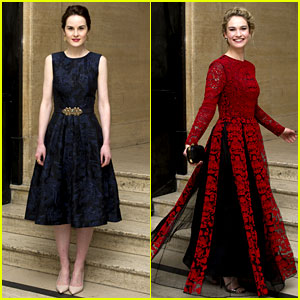 Michelle Dockery & Lily James Glam Up with the 'Downton Abbey' Cast for Changing Faces Gala