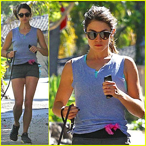 Nikki Reed Steps Out Without Her Wedding Ring During a Jog