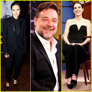 Noah's Jennifer Connelly & Russell Crowe Take Over Late Night!