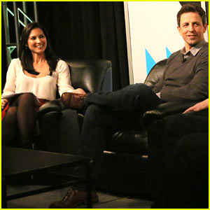 Olivia Munn Moderates 'Late Night with Seth Meyers' Panel at SXSW!