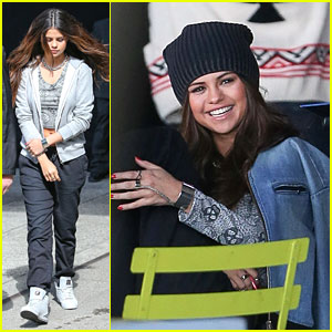Selena Gomez Films Adidas Ad in NYC After Weekend in Texas