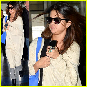 Selena Gomez Leaves New York City After a 'Lovely' Trip!