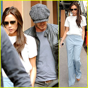 Victoria Beckham Checks the Progress On Her New Store with Hubby David!