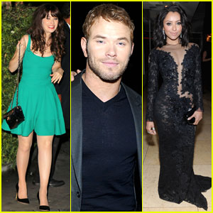 Zooey Deschanel & Kellan Lutz: Pre-Oscars Party at Sunset Tower with Kat Graham