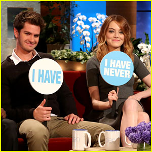 Andrew Garfield & Emma Stone Reveal Intimate Details While Playing 'Never Have I Ever'! (Video)