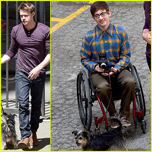 Chord Overstreet Dotes on a Dog for 'Glee' & We're Swooning!