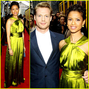 Gugu Mbatha-Raw Is a Green Goddess at 'Belle' Premiere