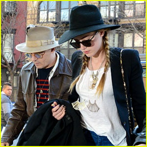 Johnny Depp & Amber Heard Step Out Together in New York
