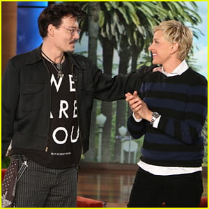 Johnny Depp Talks Feeling Calmer Since Turning 50 on 'Ellen'