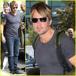 Keith Urban Catches Flight to the States for 'American Idol' Taping Tonight!