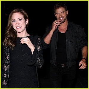 Kellan Lutz & Brittany Snow Couldn't Smile Wider at Dinner!
