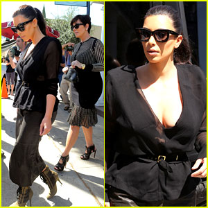 Kim Kardashian Goes Shopping for Bikinis with Mom Kris Jenner