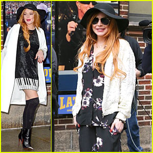 Lindsay Lohan Brings Music to Our Ears on 'Letterman'!
