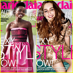Lupita Nyong'o & Emilia Clarke Land 'Marie Claire' May 2014 Covers!